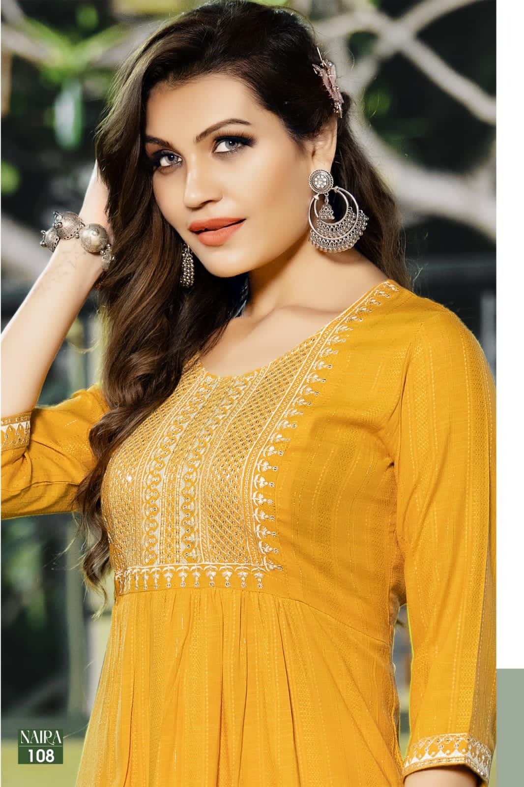 Naira By Hirwa 101-108 Designer Kurtis Catalog